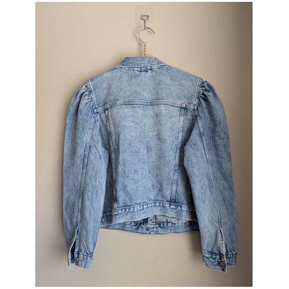 Gap Puff Sleeve Icon Denim Jacket - Picture 8 of 11